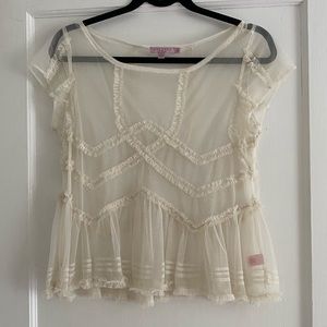 Sheer Top NWOT